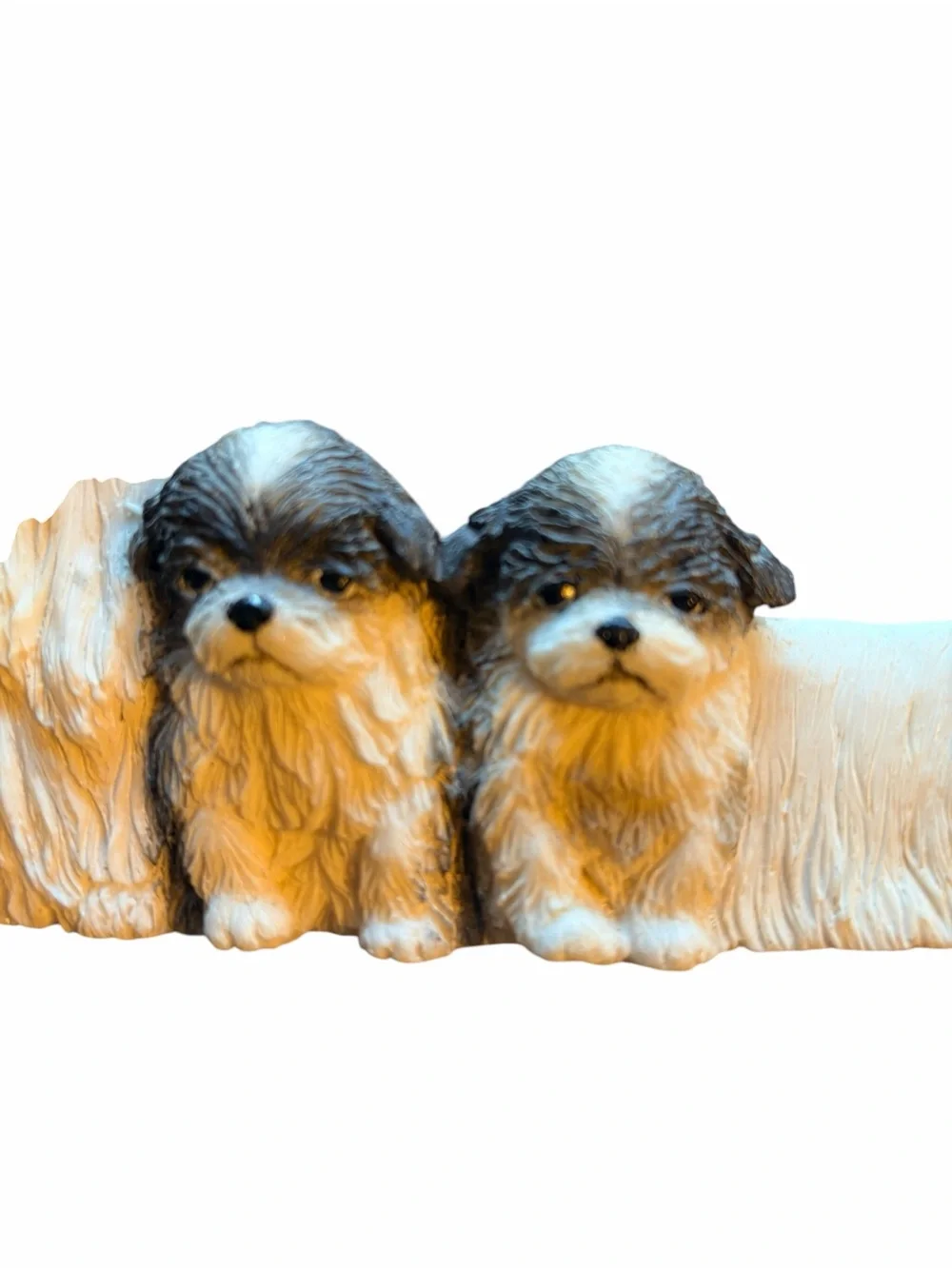 Shitzu Photo Frame 4x6 Resin 3D Sculpted Dog Lover E&S Puppies Pet Picture Frame